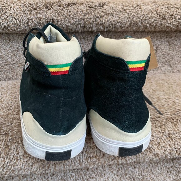 Bob Marley Legend Navy Moc Toe Leather Chukka Boots. - Picture 5 of 14